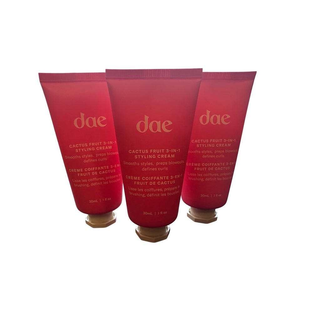 SET OF 3 Dae Cactus Fruit 3 in 1 Styling Cream Smooths 1oz x 3